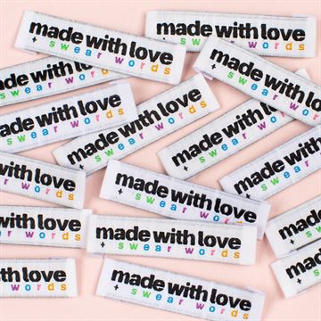 MADE WITH LOVE AND SWEAR WORDS - LABELS